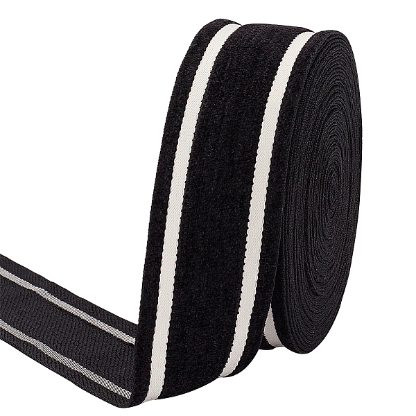 PandaHall Stripe Pattern Chenille Ribbon, Webbing Tape, Side Decorative Trimming for Sports Pants Trousers, Gray, 43x1mm, 10 yards/roll...
PandaHall Stripe Pattern Chenille Ribbon, Webbing Tape, Side Decorative Trimming for Sports Pants Trousers, Gray, 43x1mm, 10 yards/roll...