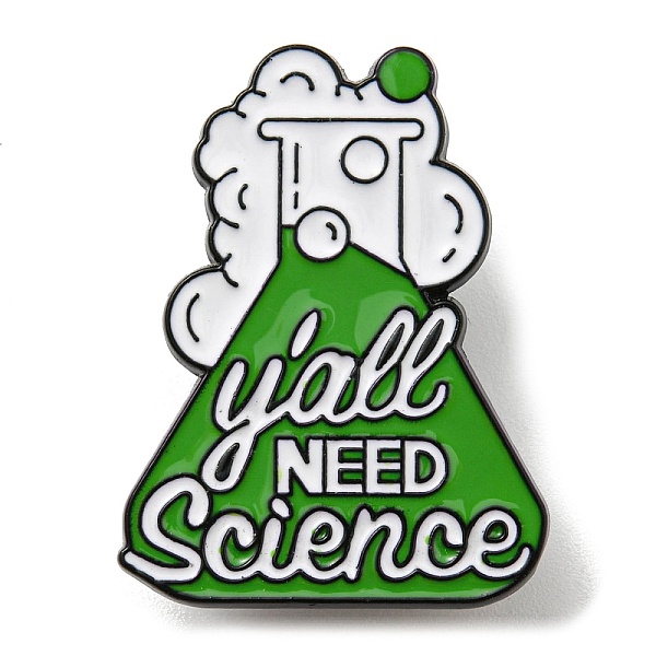 PandaHall Chemical Theme Enamel Pin, Electrophoresis Black Zinc Alloy Brooch for Backpack Clothes, Flask & Word Y'all Need Science, Green...
PandaHall Chemical Theme Enamel Pin, Electrophoresis Black Zinc Alloy Brooch for Backpack Clothes, Flask & Word Y'all Need Science, Green...
