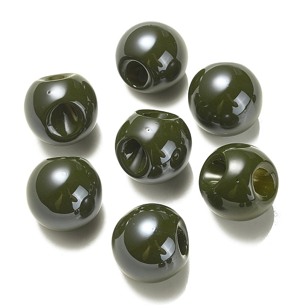 PandaHall Opaque Acrylic Beads, Round Ball Bead, Top Drilled, Dark Olive Green, 19x19x19mm, Hole: 3mm Acrylic Round
PandaHall Opaque Acrylic Beads, Round Ball Bead, Top Drilled, Dark Olive Green, 19x19x19mm, Hole: 3mm Acrylic Round