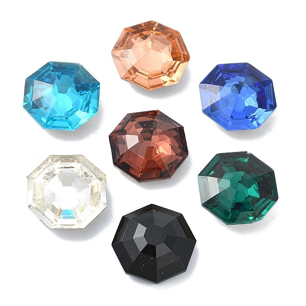 PandaHall Faceted Glass Rhinestone Cabochons, Flat Back, Octagon, Mixed Color, 23x23x10mm Glass Rhinestone Octagon Multicolor
PandaHall Faceted Glass Rhinestone Cabochons, Flat Back, Octagon, Mixed Color, 23x23x10mm Glass Rhinestone Octagon Multicolor