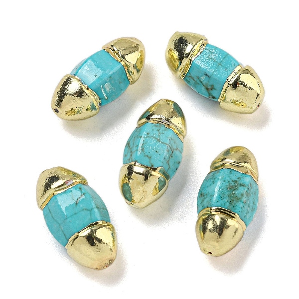 PandaHall Rack Plating Brass Beads, with Natural Howlite, Long-Lasting Plated, Dyed, Column, 18~19x8~9.5x8~9mm, Hole: 0.7mm Howlite Column
PandaHall Rack Plating Brass Beads, with Natural Howlite, Long-Lasting Plated, Dyed, Column, 18~19x8~9.5x8~9mm, Hole: 0.7mm Howlite Column