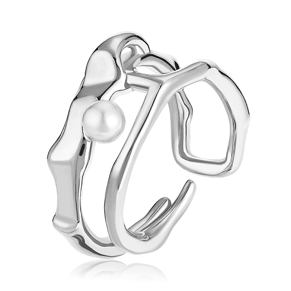 PandaHall Double Row Irregular Geometric Ring Adjustable Stackable Cultured Pearls Open Rings Fashion Minimalist Double Circle Thumb Ring...
PandaHall Double Row Irregular Geometric Ring Adjustable Stackable Cultured Pearls Open Rings Fashion Minimalist Double Circle Thumb Ring...