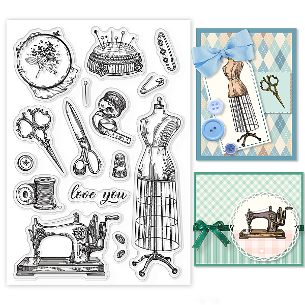 PandaHall GLOBLELAND Vintage Sewing Clear Stamps Retro Sewing Tools Skirts Handkerchief Silicone Clear Stamp Seals for Cards Making DIY...
PandaHall GLOBLELAND Vintage Sewing Clear Stamps Retro Sewing Tools Skirts Handkerchief Silicone Clear Stamp Seals for Cards Making DIY...