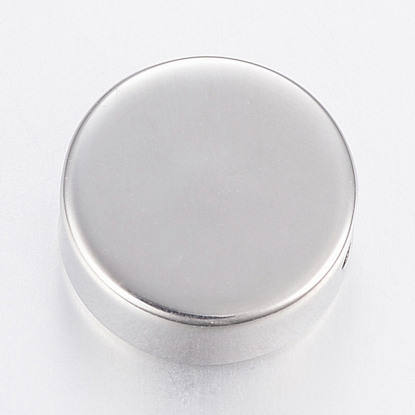 PandaHall 304 Stainless Steel European Beads, Large Hole Beads, Flat Round, Stainless Steel Color, 15x7mm, Hole: 4mm 304 Stainless Steel...
PandaHall 304 Stainless Steel European Beads, Large Hole Beads, Flat Round, Stainless Steel Color, 15x7mm, Hole: 4mm 304 Stainless Steel...