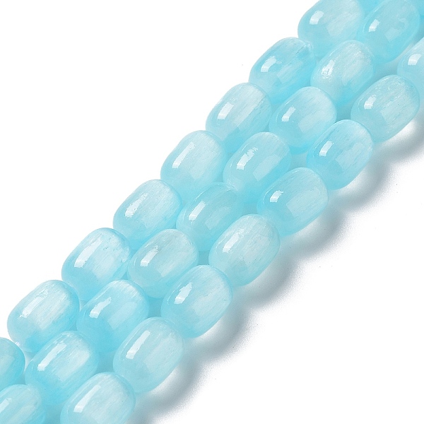 PandaHall Natural Selenite Beads Strands, Dyed, Drum, Sky Blue, 12x8mm, Hole: 1mm, about 32pcs/strand, 15.51~15.55 inch(39.4~39.5cm)...
PandaHall Natural Selenite Beads Strands, Dyed, Drum, Sky Blue, 12x8mm, Hole: 1mm, about 32pcs/strand, 15.51~15.55 inch(39.4~39.5cm)...