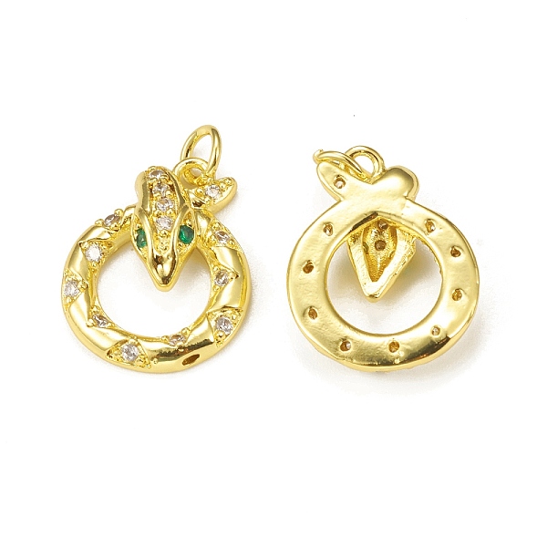 PandaHall Brass Micro Pave Cubic Zirconia Bird Pendants, with Jump Ring, Ring with Snake Charm, Golden, 18.5x14.5x4.5mm, Hole: 3mm..., Clear
PandaHall Brass Micro Pave Cubic Zirconia Bird Pendants, with Jump Ring, Ring with Snake Charm, Golden, 18.5x14.5x4.5mm, Hole: 3mm..., Clear