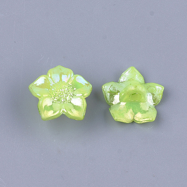 PandaHall Opaque AS Plastic Shank Buttons, Pearlized, Flower, Green Yellow, 16.5x17x9mm, Hole: 3mm, about 1150pcs/500g Plastic Flower Green
PandaHall Opaque AS Plastic Shank Buttons, Pearlized, Flower, Green Yellow, 16.5x17x9mm, Hole: 3mm, about 1150pcs/500g Plastic Flower Green