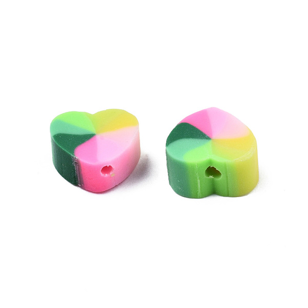PandaHall Handmade Polymer Clay Beads, Heart, Lime, 8.5~9x8.5~10x4mm, Hole: 1.5mm Polymer Clay Heart Green
PandaHall Handmade Polymer Clay Beads, Heart, Lime, 8.5~9x8.5~10x4mm, Hole: 1.5mm Polymer Clay Heart Green