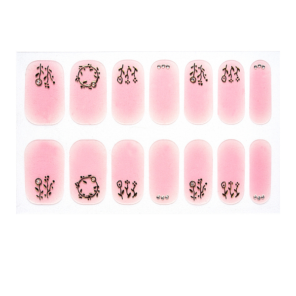 PandaHall Full Cover Nombre Nail Stickers, Self-Adhesive, for Nail Tips Decorations, Pink, 24x8mm, 14pcs/sheet Paper Flower Pink
PandaHall Full Cover Nombre Nail Stickers, Self-Adhesive, for Nail Tips Decorations, Pink, 24x8mm, 14pcs/sheet Paper Flower Pink