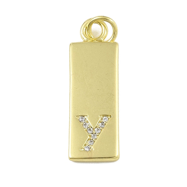 PandaHall Brass Micro Pave Clear Cubic Zirconia Pendants, Real 18K Gold Plated, Rectangle, Letter Y, 23.5x7.5x2mm, Hole: 3mm Brass+Cubic...
PandaHall Brass Micro Pave Clear Cubic Zirconia Pendants, Real 18K Gold Plated, Rectangle, Letter Y, 23.5x7.5x2mm, Hole: 3mm Brass+Cubic...
