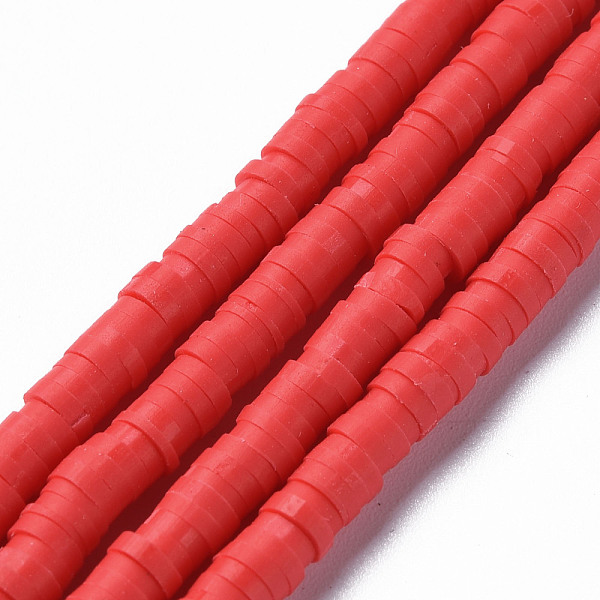 PandaHall Handmade Polymer Clay Beads, Disc/Flat Round, Heishi Beads, Red, 4x1mm, Hole: 1mm, about 380~400pcs/strand, 17.7 inch Polymer Clay...
PandaHall Handmade Polymer Clay Beads, Disc/Flat Round, Heishi Beads, Red, 4x1mm, Hole: 1mm, about 380~400pcs/strand, 17.7 inch Polymer Clay...