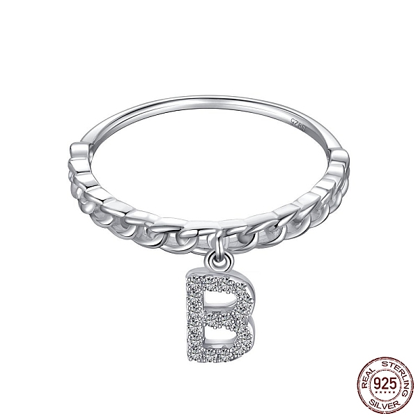 PandaHall Rhodium Plated 925 Sterling Silver Micro Pave Clear Cubic Zirconia Finger Ring for Women, Letter, with 925 Stamp, Real Platinum...
PandaHall Rhodium Plated 925 Sterling Silver Micro Pave Clear Cubic Zirconia Finger Ring for Women, Letter, with 925 Stamp, Real Platinum...