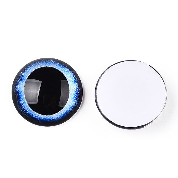 PandaHall Glass Cabochons, Half Round with Eye, Cornflower Blue, 20x6.5mm Glass Half Round
PandaHall Glass Cabochons, Half Round with Eye, Cornflower Blue, 20x6.5mm Glass Half Round