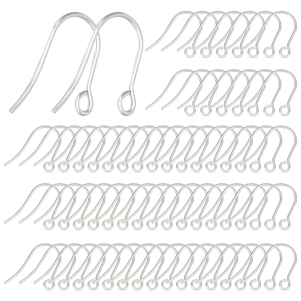 PandaHall Beebeecraft 200Pcs 304 Stainless Steel Earring Hooks, Ear Wire, with Horizontal Loop, Stainless Steel Color, 18x15mm, Hole: 2mm...
PandaHall Beebeecraft 200Pcs 304 Stainless Steel Earring Hooks, Ear Wire, with Horizontal Loop, Stainless Steel Color, 18x15mm, Hole: 2mm...