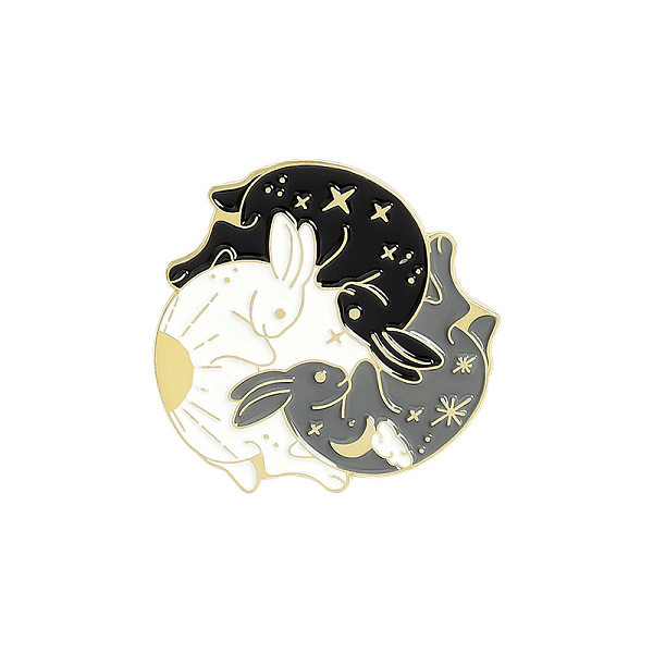 PandaHall Creative Zinc Alloy Brooches, Enamel Lapel Pin, with Iron Butterfly Clutches or Rubber Clutches, Rabbit, Golden, Colorful, 28x30mm...
PandaHall Creative Zinc Alloy Brooches, Enamel Lapel Pin, with Iron Butterfly Clutches or Rubber Clutches, Rabbit, Golden, Colorful, 28x30mm...