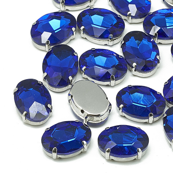 PandaHall Sew on Rhinestone, Multi-strand Links, Glass Rhinestone, with Brass Prong Settings, Garments Accessories, Faceted, Oval, Platinum..., Blue
PandaHall Sew on Rhinestone, Multi-strand Links, Glass Rhinestone, with Brass Prong Settings, Garments Accessories, Faceted, Oval, Platinum..., Blue