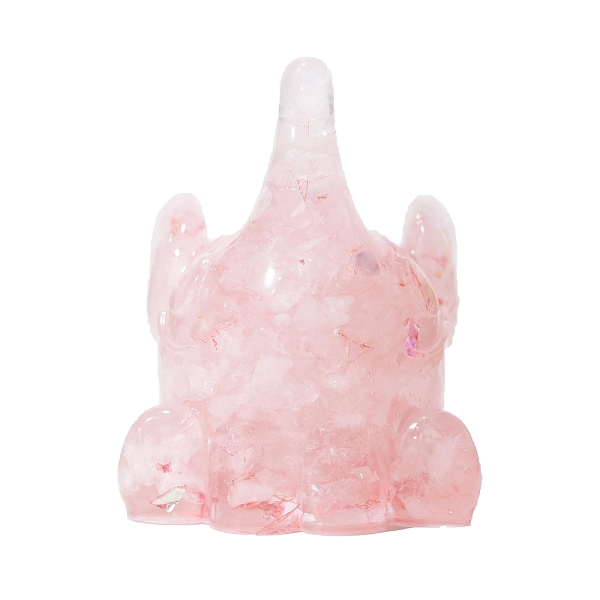 PandaHall Resin Elephant Display Decoration, with Natural Rose Quartz Chips inside Statues for Home Office Decorations, 55x55x75mm Rose...
PandaHall Resin Elephant Display Decoration, with Natural Rose Quartz Chips inside Statues for Home Office Decorations, 55x55x75mm Rose...