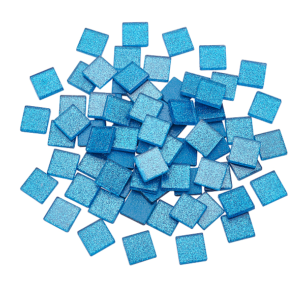 PandaHall Glitter Glass Cabochons, Mosaic Tiles, for Home Decoration or DIY Crafts, Square, Marine Blue, 20x20x4mm, about 72pcs Glass Square...
PandaHall Glitter Glass Cabochons, Mosaic Tiles, for Home Decoration or DIY Crafts, Square, Marine Blue, 20x20x4mm, about 72pcs Glass Square...