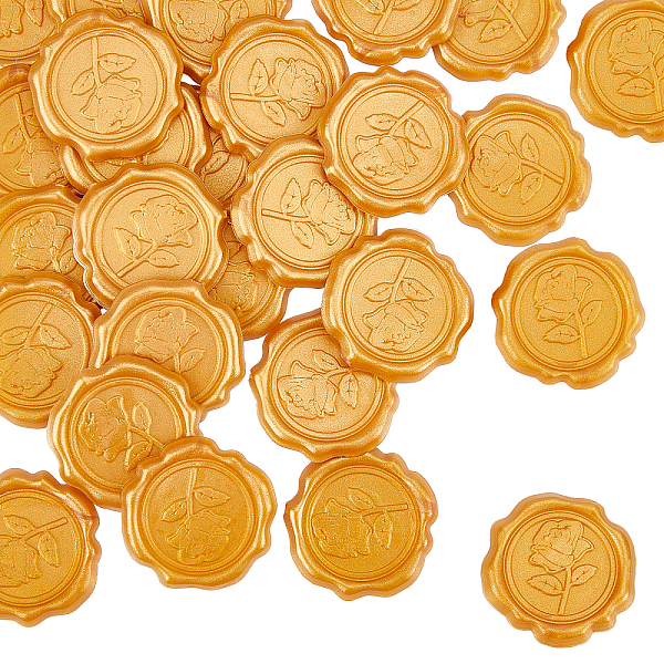 PandaHall Adhesive Wax Seal Stickers, For Envelope Seal, Goldenrod, 30.8x30.8x2.2mm Wax Gold
PandaHall Adhesive Wax Seal Stickers, For Envelope Seal, Goldenrod, 30.8x30.8x2.2mm Wax Gold