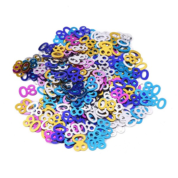 PandaHall 80 Confetti, 80th Birthday Decorations, for Birthday Table Decor Party Favors, Mixed Color, 9.3x12.4x0.2mm, about 1200pcs/bag..., Multicolor
PandaHall 80 Confetti, 80th Birthday Decorations, for Birthday Table Decor Party Favors, Mixed Color, 9.3x12.4x0.2mm, about 1200pcs/bag..., Multicolor