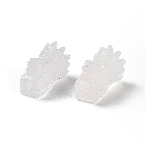 PandaHall Natural Quartz Crystal Beads, Rock Crystal Dragon Head Beads, 26x16.5x14.5mm, Hole: 2mm Quartz Crystal Dragon
PandaHall Natural Quartz Crystal Beads, Rock Crystal Dragon Head Beads, 26x16.5x14.5mm, Hole: 2mm Quartz Crystal Dragon