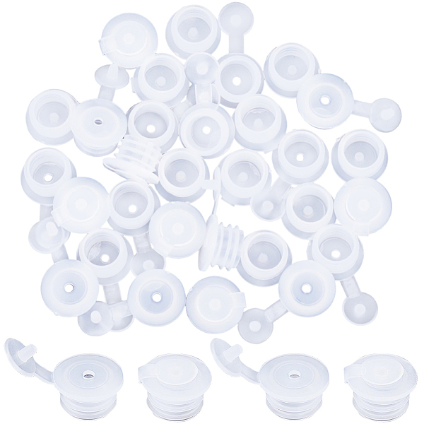 PandaHall Gorgecraft 60Pcs 2 Styles Plastic Bottle Stoppers with Holes, for Essence Oil Bottles, White, 10~15.3x10~10.5mm, 30pcs/style...
PandaHall Gorgecraft 60Pcs 2 Styles Plastic Bottle Stoppers with Holes, for Essence Oil Bottles, White, 10~15.3x10~10.5mm, 30pcs/style...