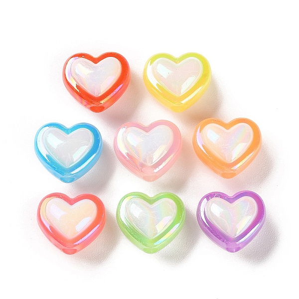 PandaHall Plating Jelly Acrylic Bead, AB Color Plated, Heart, Mixed Color, 15x17.5x7mm, Hole: 3.5mm, 295pcs/500g Acrylic Heart Multicolor
PandaHall Plating Jelly Acrylic Bead, AB Color Plated, Heart, Mixed Color, 15x17.5x7mm, Hole: 3.5mm, 295pcs/500g Acrylic Heart Multicolor