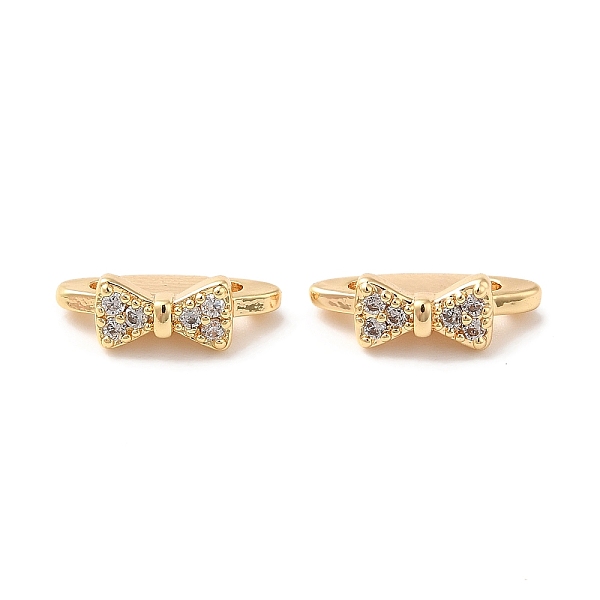 PandaHall Brass Micro Pave Clear Cubic Zirconia Slide Charms, Bowknot, Real 18K Gold Plated, 4x12x6mm, Hole: 1.6mm Brass+Cubic Zirconia...
PandaHall Brass Micro Pave Clear Cubic Zirconia Slide Charms, Bowknot, Real 18K Gold Plated, 4x12x6mm, Hole: 1.6mm Brass+Cubic Zirconia...