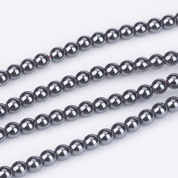 PandaHall Non-Magnetic Synthetic Hematite Beads Strands, Grade A, Round, Black, 3mm, Hole: 0.8mm, about 123pcs/strand, 14.9 inch...
PandaHall Non-Magnetic Synthetic Hematite Beads Strands, Grade A, Round, Black, 3mm, Hole: 0.8mm, about 123pcs/strand, 14.9 inch...