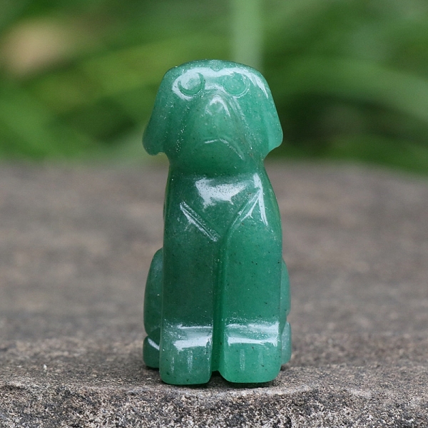 PandaHall Natural Green Aventurine Carved Healing Dog Figurines, Reiki Energy Stone Display Decorations, 35x20mm Green Aventurine Dog
PandaHall Natural Green Aventurine Carved Healing Dog Figurines, Reiki Energy Stone Display Decorations, 35x20mm Green Aventurine Dog