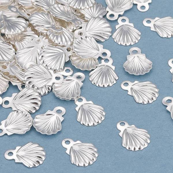 PandaHall Brass Charms, Shell, 925 Sterling Silver Plated, 8x6x0.5mm, Hole: 0.9mm Brass Shell Shape
PandaHall Brass Charms, Shell, 925 Sterling Silver Plated, 8x6x0.5mm, Hole: 0.9mm Brass Shell Shape