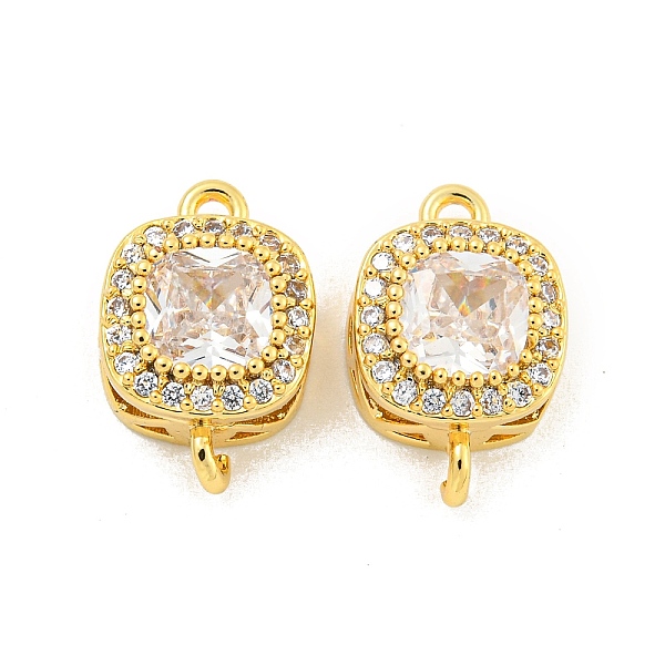 PandaHall Brass Pave Cubic Zirconia Connector Charms, Real 18K Gold Plated, Square Links, Clear, 10x15x6mm, Hole: 1.5mm Brass+Cubic Zirconia...
PandaHall Brass Pave Cubic Zirconia Connector Charms, Real 18K Gold Plated, Square Links, Clear, 10x15x6mm, Hole: 1.5mm Brass+Cubic Zirconia...