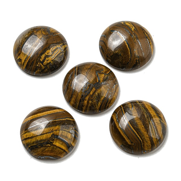 PandaHall Natural Tiger Iron Cabochons, Flat Round, 20~21.5x6~8mm Tiger Iron Flat Round
PandaHall Natural Tiger Iron Cabochons, Flat Round, 20~21.5x6~8mm Tiger Iron Flat Round