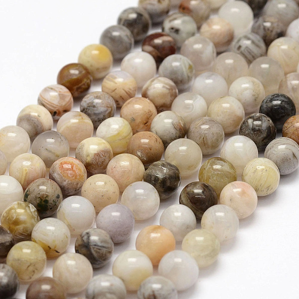PandaHall Natural Bamboo Leaf Agate Beads Strands, Round, 8mm, Hole: 1mm, about 47pcs/strand, 15.3 inch Bamboo Leaf Agate Round Yellow
PandaHall Natural Bamboo Leaf Agate Beads Strands, Round, 8mm, Hole: 1mm, about 47pcs/strand, 15.3 inch Bamboo Leaf Agate Round Yellow
