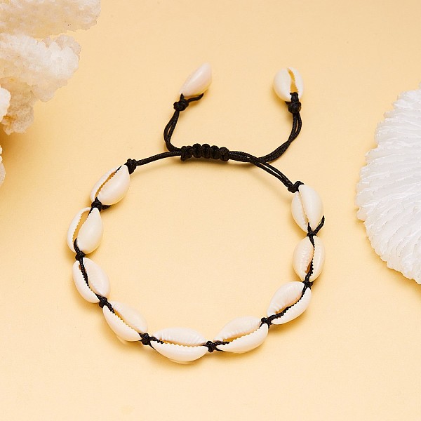 PandaHall Bohemian Shell Braided Bead Bracelets, Adjustable Summer Beach Vacation Bracelets for Women Shell
PandaHall Bohemian Shell Braided Bead Bracelets, Adjustable Summer Beach Vacation Bracelets for Women Shell