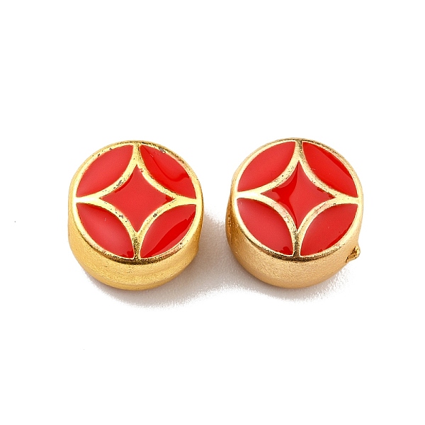 PandaHall CCB Plastic European Beads, Large Hole Beads, Enamel Style, Flat Round, Red, 10x7mm, Hole: 4mm Plastic Flat Round Red
PandaHall CCB Plastic European Beads, Large Hole Beads, Enamel Style, Flat Round, Red, 10x7mm, Hole: 4mm Plastic Flat Round Red
