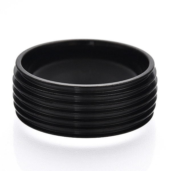 PandaHall 201 Stainless Steel Grooved Finger Ring Settings, Ring Core Blank for Enamel, Electrophoresis Black, 8mm, Size 8, Inner Diameter...
PandaHall 201 Stainless Steel Grooved Finger Ring Settings, Ring Core Blank for Enamel, Electrophoresis Black, 8mm, Size 8, Inner Diameter...