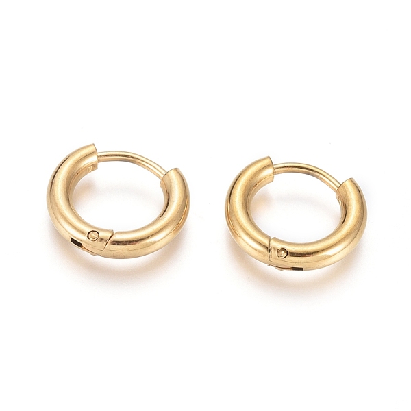 PandaHall Ion Plating(IP) 304 Stainless Steel Huggie Hoop Earrings, Hypoallergenic Earrings, with 316 Surgical Stainless Steel Pin, Golden...
PandaHall Ion Plating(IP) 304 Stainless Steel Huggie Hoop Earrings, Hypoallergenic Earrings, with 316 Surgical Stainless Steel Pin, Golden...