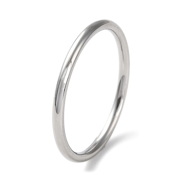 PandaHall 304 Stainless Steel Simple Plain Band Finger Ring for Women Men, Stainless Steel Color, 1.5mm, Inner Diameter: US Size 7 1/4...
PandaHall 304 Stainless Steel Simple Plain Band Finger Ring for Women Men, Stainless Steel Color, 1.5mm, Inner Diameter: US Size 7 1/4...