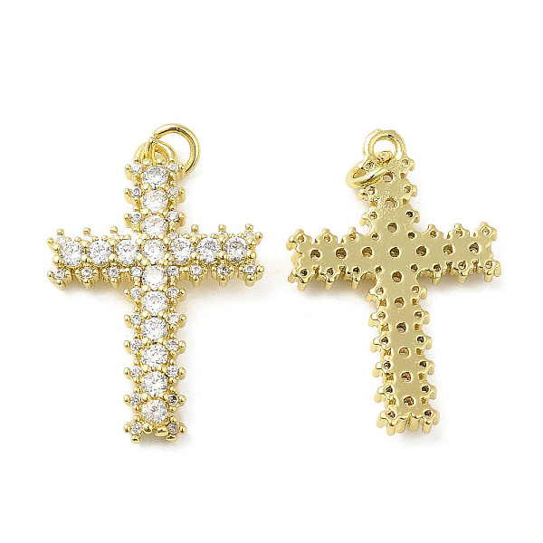 PandaHall Rack Plating Brass Micro Pave Clear Cubic Zirconia Pendants, with Jump Ring, Long-Lasting Plated, Cadmium Free & Lead Free, Cross...
PandaHall Rack Plating Brass Micro Pave Clear Cubic Zirconia Pendants, with Jump Ring, Long-Lasting Plated, Cadmium Free & Lead Free, Cross...