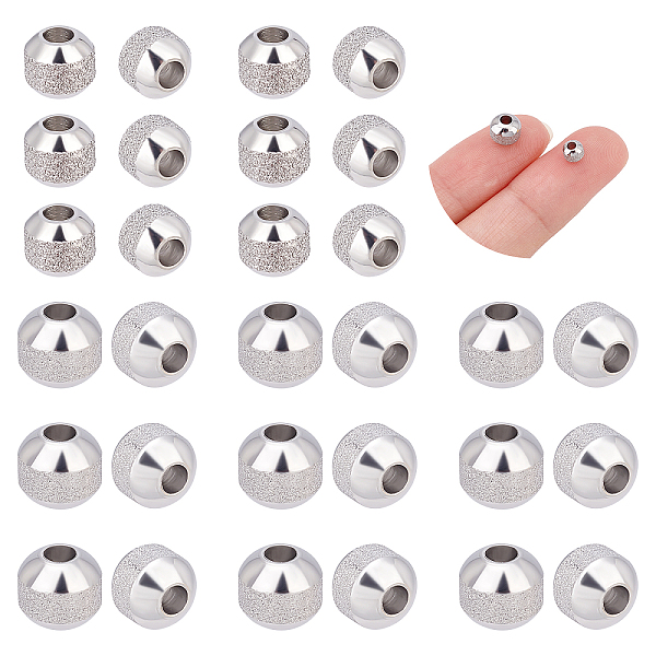 PandaHall UNICRAFTALE 40Pcs 4/6mm 304 Stainless Steel Beads Flash Frosted Beads 1.5/2mm Hole Spacer Beads Shiny Bracelet Beads Metal Loose...
PandaHall UNICRAFTALE 40Pcs 4/6mm 304 Stainless Steel Beads Flash Frosted Beads 1.5/2mm Hole Spacer Beads Shiny Bracelet Beads Metal Loose...