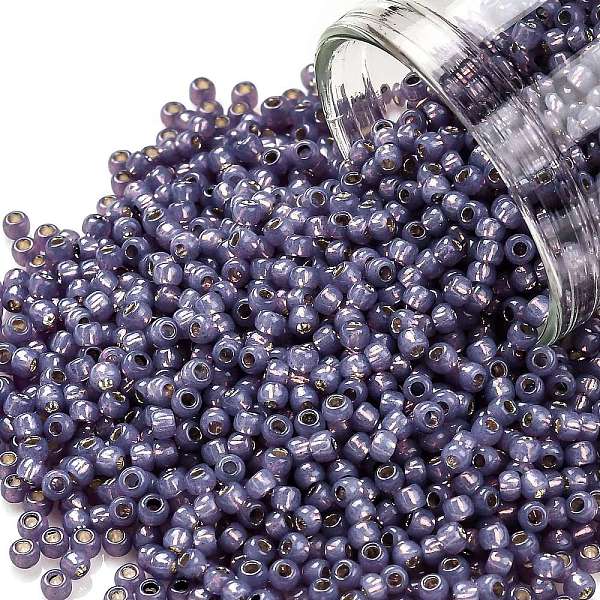 PandaHall TOHO Round Seed Beads, Japanese Seed Beads, (2124) Silver Lined Milky Lavender, 11/0, 2.2mm, Hole: 0.8mm, about 1103pcs/10g Glass..., Purple
PandaHall TOHO Round Seed Beads, Japanese Seed Beads, (2124) Silver Lined Milky Lavender, 11/0, 2.2mm, Hole: 0.8mm, about 1103pcs/10g Glass..., Purple