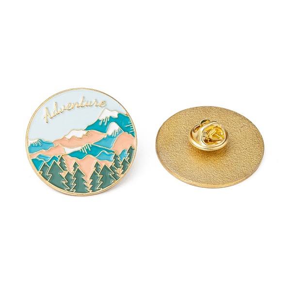 PandaHall Creative Zinc Alloy Brooches, Enamel Lapel Pin, with Iron Butterfly Clutches or Rubber Clutches, Flat Round with Word Adventure..., Blue
PandaHall Creative Zinc Alloy Brooches, Enamel Lapel Pin, with Iron Butterfly Clutches or Rubber Clutches, Flat Round with Word Adventure..., Blue