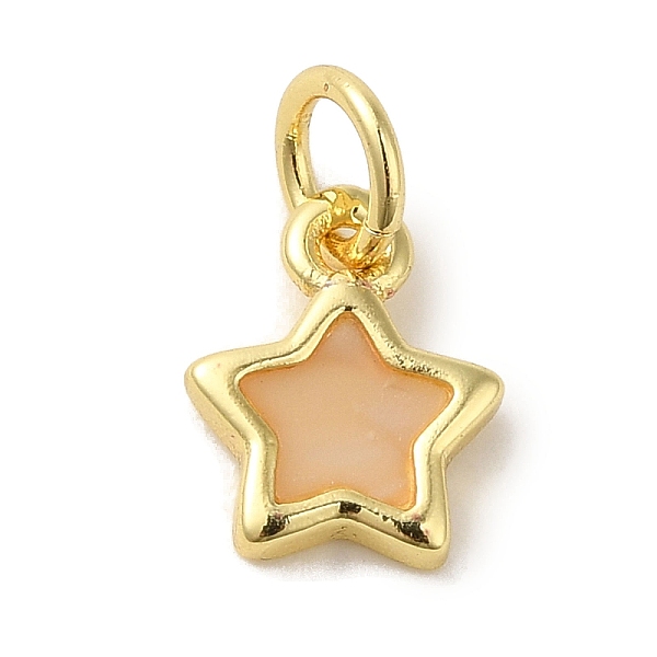 PandaHall Brass Pendants, with Shell, Real 18K Gold Plated, Star, 9.5x7.5x1.7mm, Hole: 3.2mm Brass Star Clear
PandaHall Brass Pendants, with Shell, Real 18K Gold Plated, Star, 9.5x7.5x1.7mm, Hole: 3.2mm Brass Star Clear