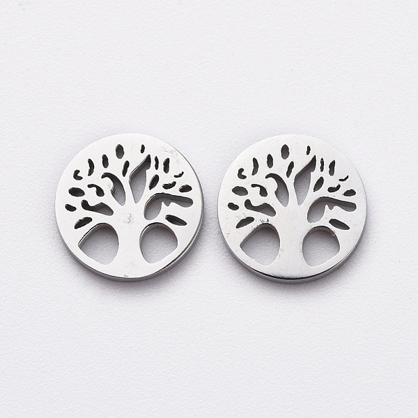 PandaHall 304 Stainless Steel Filigree Joiners, Manual Polishing, Flat Round and Tree, Stainless Steel Color, 7.5x1mm 304 Stainless Steel...
PandaHall 304 Stainless Steel Filigree Joiners, Manual Polishing, Flat Round and Tree, Stainless Steel Color, 7.5x1mm 304 Stainless Steel...