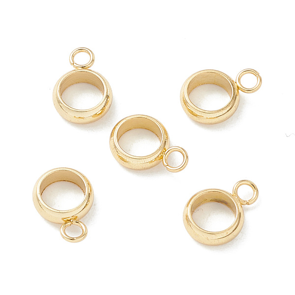 PandaHall 201 Stainless Steel Tube Bails, Loop Bails, Ring Bail Beads, Real 18K Gold Plated, 10x7x2.5mm, Hole: 1.6mm 201 Stainless Steel...
PandaHall 201 Stainless Steel Tube Bails, Loop Bails, Ring Bail Beads, Real 18K Gold Plated, 10x7x2.5mm, Hole: 1.6mm 201 Stainless Steel...
