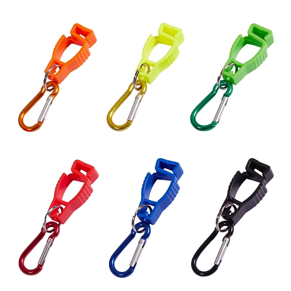 PandaHall 6Pcs 6 Colors Plastic Glove Grabber Clip, with Aluminum Alloy Clasp & Iron Ring, Mixed Color, 93mm, 1pc/color Plastic Multicolor
PandaHall 6Pcs 6 Colors Plastic Glove Grabber Clip, with Aluminum Alloy Clasp & Iron Ring, Mixed Color, 93mm, 1pc/color Plastic Multicolor