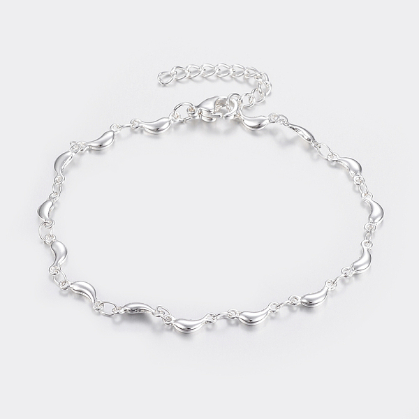 PandaHall Trendy 304 Stainless Steel Link Chain Bracelets, with Lobster Claw Clasps, Banana, Silver Color Plated, 7-1/2 inch(190mm), 4mm 304...
PandaHall Trendy 304 Stainless Steel Link Chain Bracelets, with Lobster Claw Clasps, Banana, Silver Color Plated, 7-1/2 inch(190mm), 4mm 304...