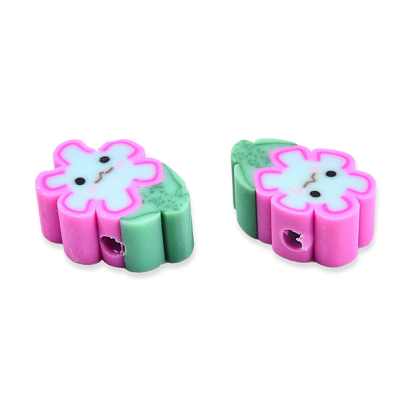 PandaHall Handmade Polymer Clay Beads, Flower with Expression, Orchid, 10~13x7~9x4.5~5mm, Hole: 1.6mm Polymer Clay Flower Purple
PandaHall Handmade Polymer Clay Beads, Flower with Expression, Orchid, 10~13x7~9x4.5~5mm, Hole: 1.6mm Polymer Clay Flower Purple