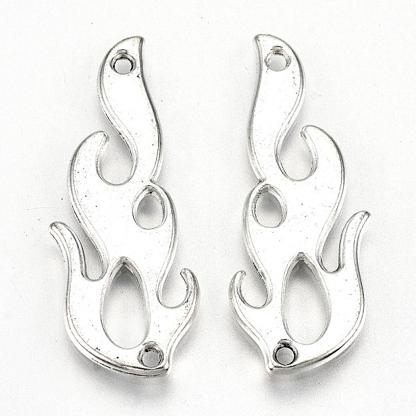 PandaHall Tibetan Style Alloy Links/Connector, Lead Free & Cadmium Free, Fire Shape, Antique Silver, 30x11x1.5mm, Hole: 1.2mm, about...
PandaHall Tibetan Style Alloy Links/Connector, Lead Free & Cadmium Free, Fire Shape, Antique Silver, 30x11x1.5mm, Hole: 1.2mm, about...